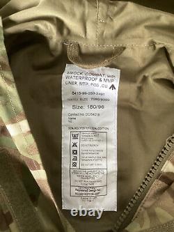 British Army Issue Smock Combat Waterproof & MVP liner MTP PCS CU (Y47)