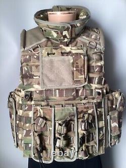 British Army MTP Osprey Body Armour Cover MK IV 190/108 set up with soft filler