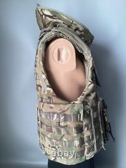 British Army MTP Osprey Body Armour Cover MK IV 190/108 set up with soft filler