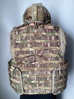 British Army MTP Osprey Body Armour Cover MK IV 190/108 set up with soft filler