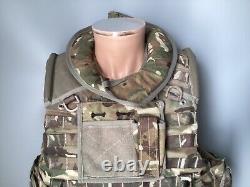 British Army MTP Osprey Body Armour Cover MK IV 190/108 set up with soft filler