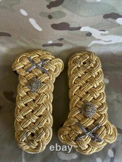 British Army Major General Gold Epaulettes 1 Pair Grade 1 Condition SP94