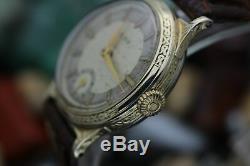 C. 1935 ELGIN Art Deco Grade 487 17j Adjusted Gold Filled Dress Watch