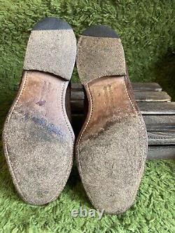 CHURCH'S BOXED Mens Custom Grade Real Cape Buck Suede Leather Shoes U. K. 8