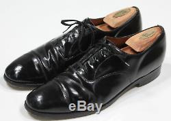 CHURCH'S Black'Balmoral' Custom Grade Leather Oxford Dress Shoes US 10 D