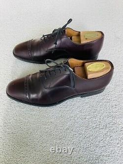 CHURCH'S CUSTOM GRADE BROGUES SHOES VINTAGE BROWN LEATHER MENS BELMONT Size 7