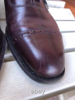 CHURCH'S CUSTOM GRADE BROGUES SHOES VINTAGE BROWN LEATHER MENS BELMONT Size 7