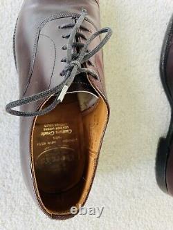 CHURCH'S CUSTOM GRADE BROGUES SHOES VINTAGE BROWN LEATHER MENS BELMONT Size 7