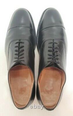 CHURCH'S Custom Grade Consul Black Leather Men's Oxfords Size UK 11.5 F, US 12