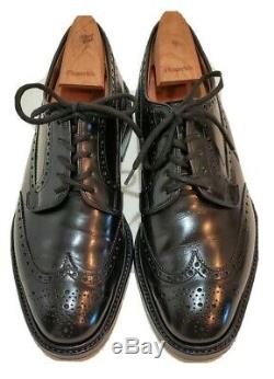 CHURCH'S Custom Grade Grafton Black Leather Men's Oxfords Size 6.5, US 7.5