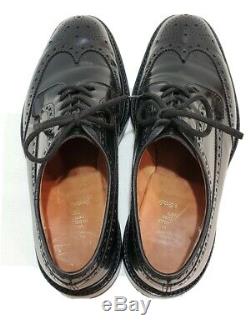 CHURCH'S Custom Grade Grafton Black Leather Men's Oxfords Size 6.5, US 7.5