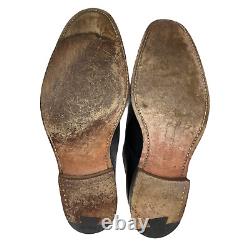CHURCH'S Custom Grade Mens Shoes Size UK 8 EU 42 Black Derby Leather Shoes