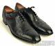 Church's Custom Grade Solid Black Leather Mens Wingtip Oxford Dress Shoes 13 E
