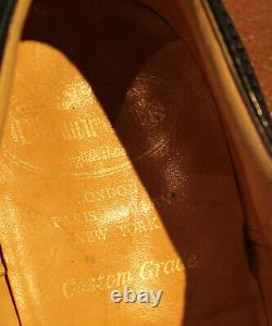 CHURCH'S'Eastcote' Green Leather Custom Grade Oxfords 6.5F