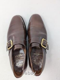 CHURCH'S MONK STRAP BROWN UK 6.5 F WESTBURY Custom Grade Vintage High end