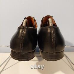 CHURCH'S Mens Church Leather Shoes UK Size 9 Custom Grade BLACK VINTAGE RARE