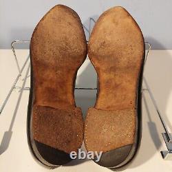 CHURCH'S Mens Church Leather Shoes UK Size 9 Custom Grade BLACK VINTAGE RARE