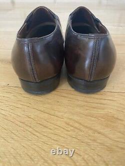 CHURCH'S VINTAGE, BRUMMEL LAZYMAN LOAFERS Brown Leather UK 8 F VGC Custom Grade