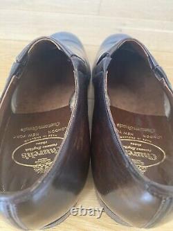 CHURCH'S VINTAGE, BRUMMEL LAZYMAN LOAFERS Brown Leather UK 8 F VGC Custom Grade