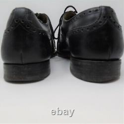 CHURCH's Diplomat Black Size UK 10.5 F Shoes Mens Custom Grade Brogue WELL USED