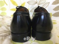 CHURCHES CUSTOM GRADE MENS MADE IN ENGLAND BLACK SHOES SIZE 8.5 Uk 85 F
