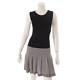 Chanel 17p Coco Mark Knit Dress Bicolor P56250 Black 34 Graded Guarantee 11956