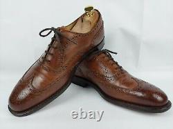 Church Custom Grade Chetwynd Brown Burnished Brogue Welted Oxford Shoes UK 7.5 G
