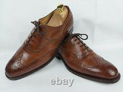 Church Custom Grade Chetwynd Brown Burnished Brogue Welted Oxford Shoes UK 7.5 G