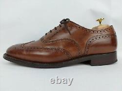 Church Custom Grade Chetwynd Brown Burnished Brogue Welted Oxford Shoes UK 7.5 G