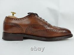 Church Custom Grade Chetwynd Brown Burnished Brogue Welted Oxford Shoes UK 7.5 G