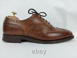 Church Custom Grade Chetwynd Brown Burnished Brogue Welted Oxford Shoes UK 7.5 G