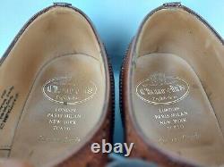 Church Custom Grade Chetwynd Brown Burnished Brogue Welted Oxford Shoes UK 7.5 G