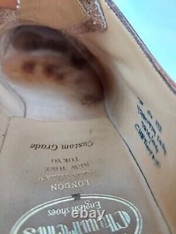 Church Custom Grade Chetwynd Brown Burnished Brogue Welted Oxford Shoes UK 7.5 G