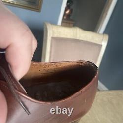 Church Derby Chestnut Brown Leather Shoes. Custom Grade. Size 8.5