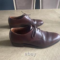 Church Derby Chestnut Brown Leather Shoes. Custom Grade. Size 8.5