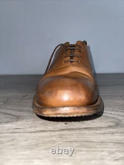 Church Men's Tan Full Leather Oxford Shoes Used Custom Grade 10.5 F