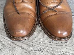 Church Men's Tan Full Leather Oxford Shoes Used Custom Grade 10.5 F