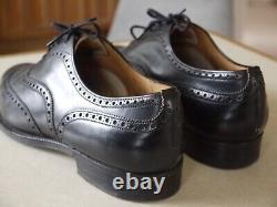 Church Shoes Black Leather Brogues. Hickstead, Custom Grade. Size 8.5F Brogues