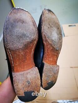 Church's Ashley black penny loafers 7.5/41.5 ivy split toe custom grade