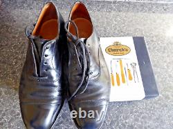 Church's Balmoral Custom Grade Black Leather Mens Shoe Size UK Size 6 G