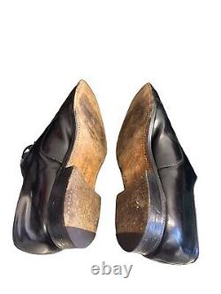 Church's Balmoral Custom Grade Black Leather Mens Shoe Size VG UK Size 9