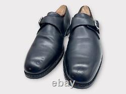 Church's Becuet Black Leather Monk Shoes Custom Grade Handmade UK8.5