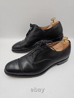 Church's Black Leather Consul Oxford Shoes UK 9 F Made In England Custom Grade