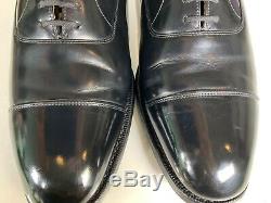 Church's Black Leather Custom Grade'Consul' Cap-Toe Oxford Size 11.5 E
