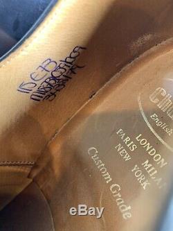 Church's Black Leather Custom Grade'Consul' Cap-Toe Oxford Size 11.5 E