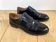 Church's Black Leather Monk Strap Shoe. Sz 46 Customm Grade