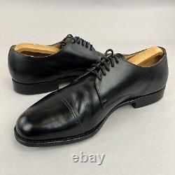 Church's Black Leather Oxford Cap Toe Formal Dress Shoes Size UK11 H Extra Wide
