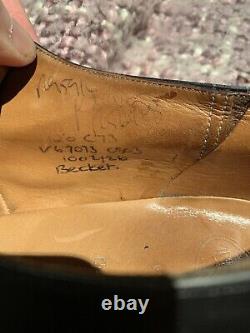 Church's Black Monk Strap Shoes Mens Size UK 12C Handmade Custom Grade