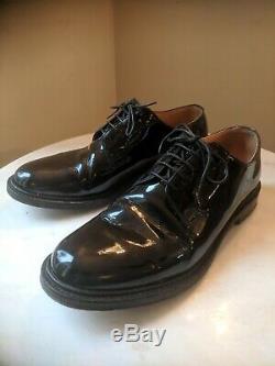 Church's Black Patent Leather Classic Derby Shoe. Custom Grade. UK 11 / EU 46