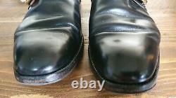 Church's Black calf Leather monk strap Westbury Shoes Custom Grade size UK 8.5 F